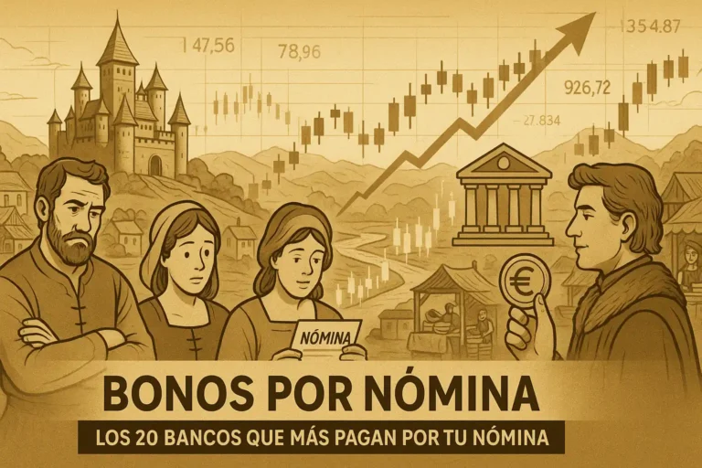 Artículo sobre los bancos españoles que más te pagan por domiciliar tu nómina e Ganalia