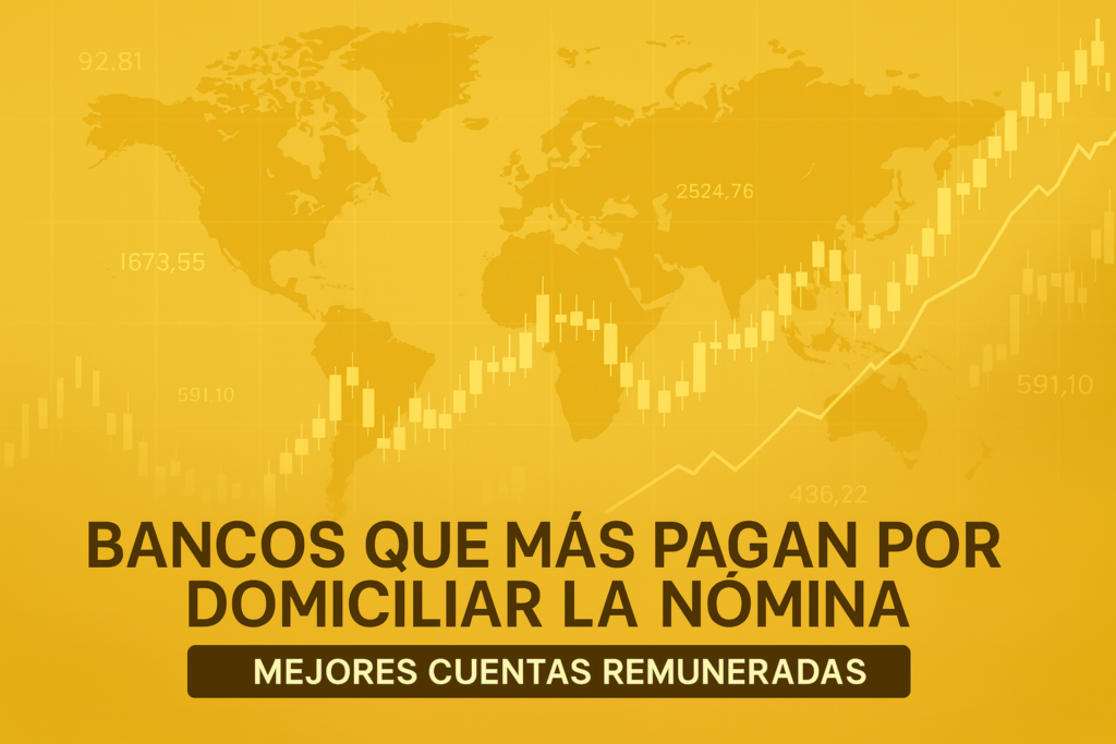 Mejores cuentas remuneradas y bancos que más pagan por domiciliar la nómina (España)