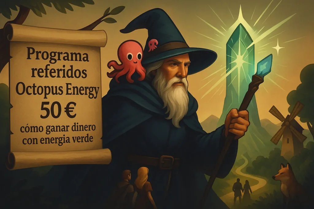 Plan amigo Octopus Energy: gana 50 € por referido